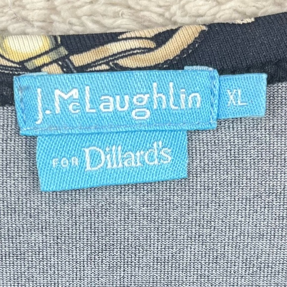 J. MCLAUGHLIN Catalina Cloth Chain Print Blouse Size XL - Picture 3 of 12